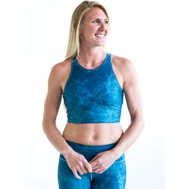 Colorado Threads Ocean Marble Crop Top *Final Sale* 1
