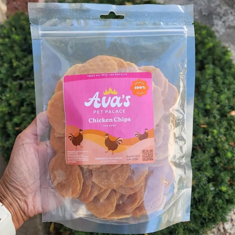 Crispy Dog Treats - Chicken Chips 1