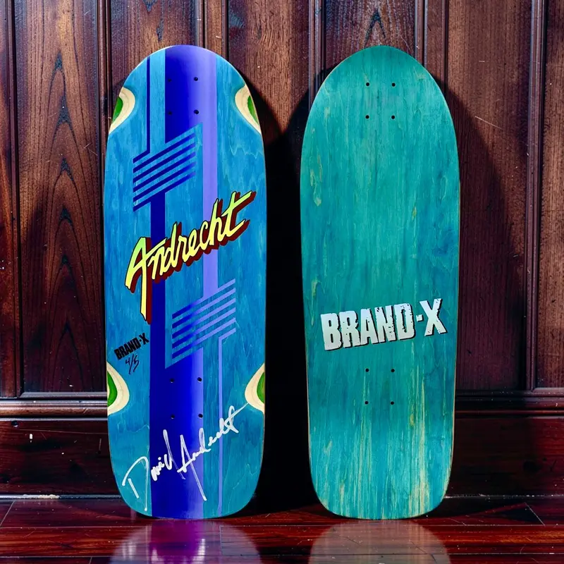 Dave Andrecht 10”X30” Hand-Painted Skateboard Deck 1