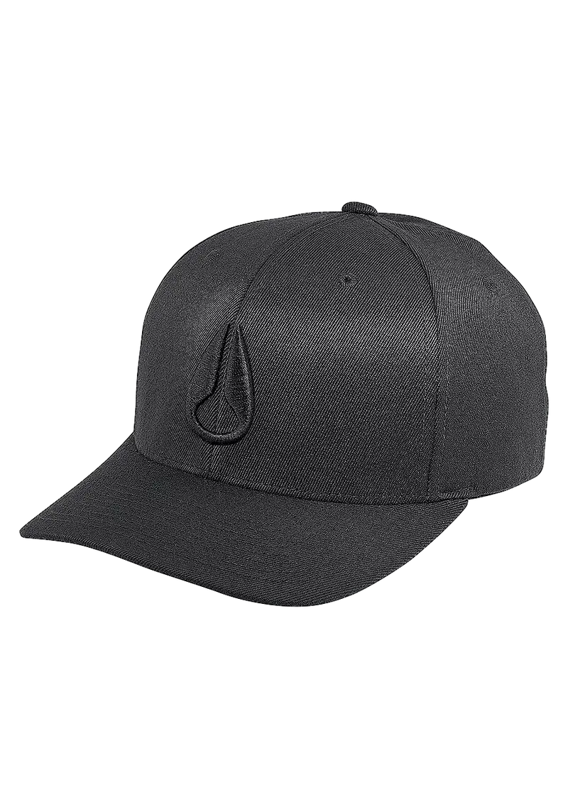Deep Down Flexfit Athletic Fit Hat - All Black 1