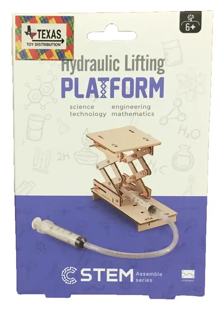 #Ff170620 Stem Wooden Hydraulic Lifting Platform Construction Kit 1