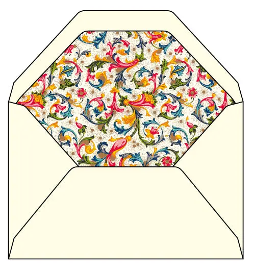 Fiorenza Lined Envelopes (Fzn208e), 3.54 By 5.51 Inches- Box Of 100 Or 10 Pack 1
