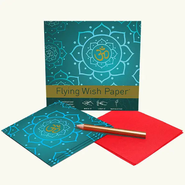 Flying Wish Paper- Golden Om 1