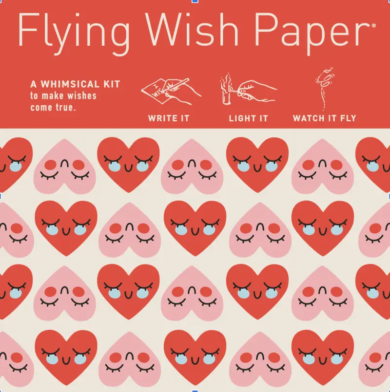 Flying Wish Paper- Sweet Hearts 1