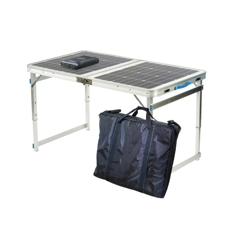 Folding Solar Camp Table - Solartable Pro 1
