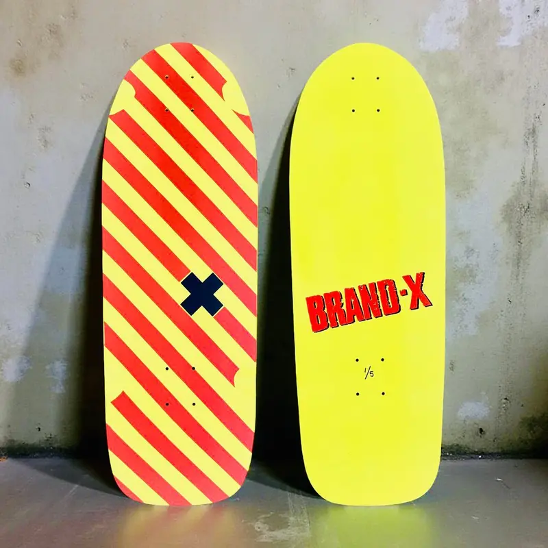 Hand-Painted Vertical Hold Skateboard Deck - Limited Edition 1