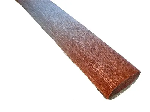 Heavyweight Crepe Paper- Metallic Nuanced Copper And Silver 1