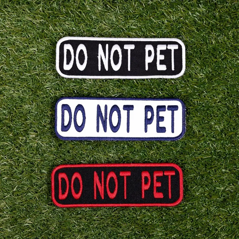 K9 Sport Sack Do Not Pet 2X6 Patch 1