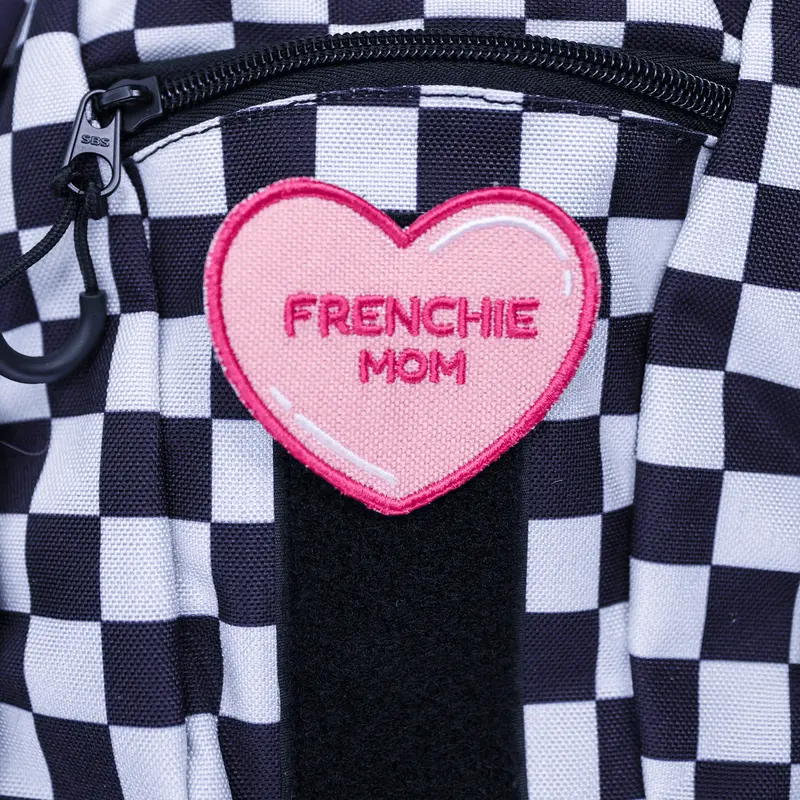 K9 Sport Sack Frenchie Mom Heart Patch 2