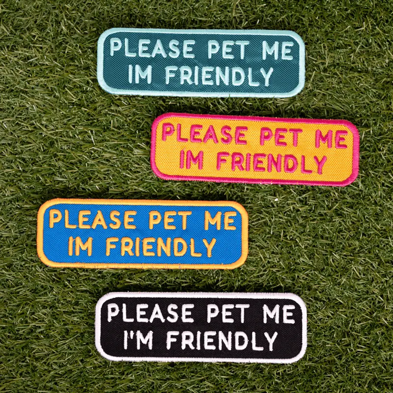 K9 Sport Sack Please Pet Me Patch 1