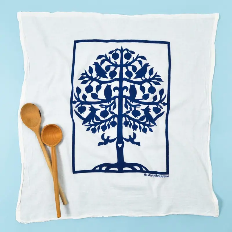 Kei & Molly Flour Sack Cotton Tea Towel- Tree Of Life 1