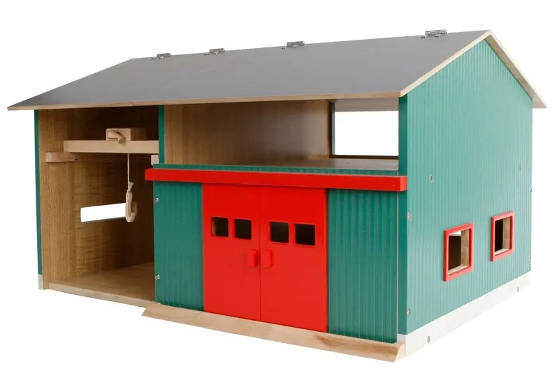 #Kg610816 1/32 Wooden Workshop With Storage Shed 1