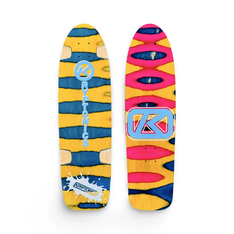 Kryptonics One Of A Kind Cruiser Skateboard Deck 8.5''X31'' 7