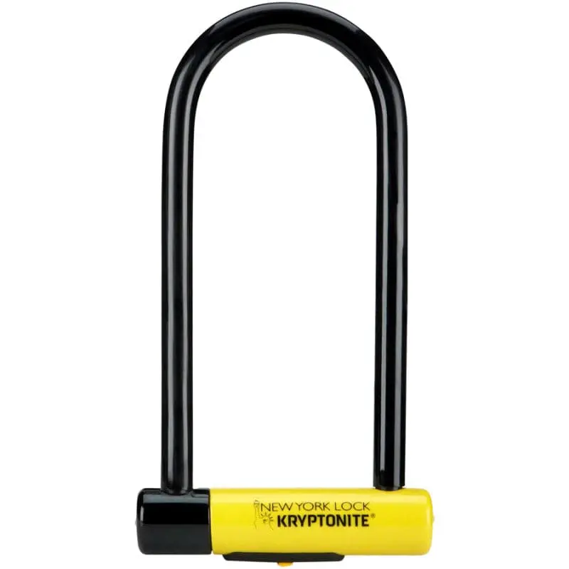 Kryptonite New York Ls U-Lock, 4X10.25, Black/Yellow 1