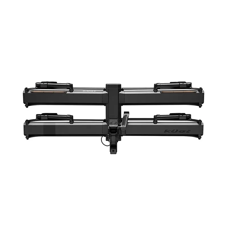 Kuat Piston Pro X 2" Led Dual Ratchet Platform Rack With Kashima 2-Bike 1