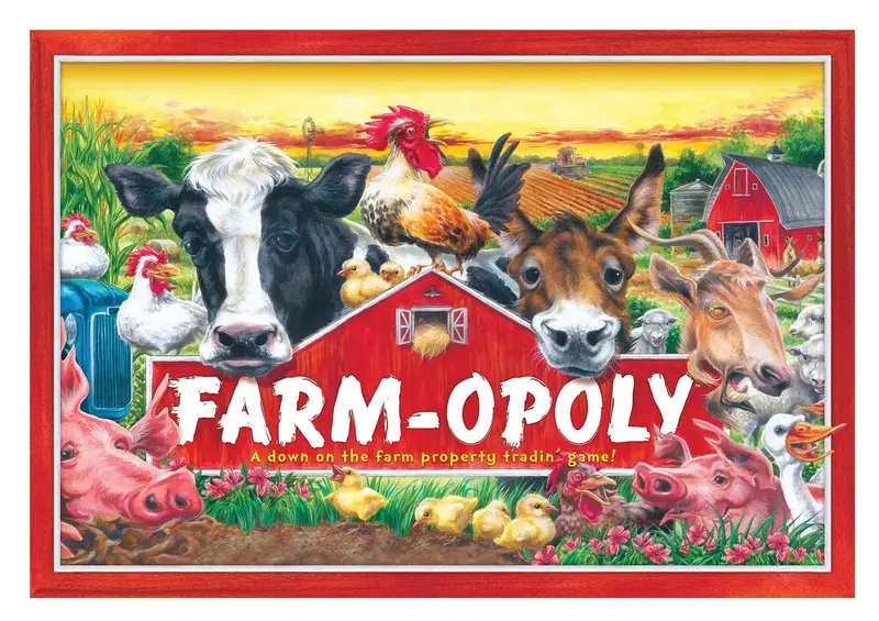#L-5098 Farm-Opoly Board Game 1