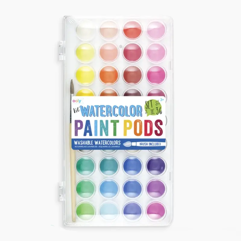 Lil' Watercolor Paint Pods- Set Of 36 Colors 1