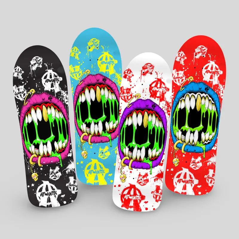 Limited Edition Slime Mouth Skateboard Deck By Brand-X 1