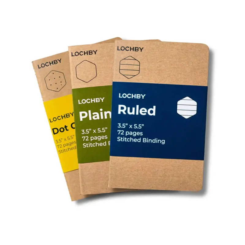 Lochby 3.5 By 5.5 Inch Tomoe River Notebooks 1