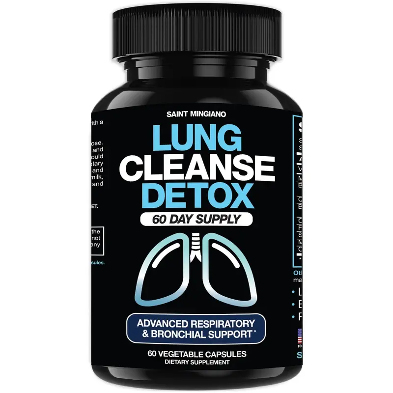 Lung Cleanse Detox, 60 Day Cleanse - Supports Lung Health Within Bronchial & Respiratory Systems 1