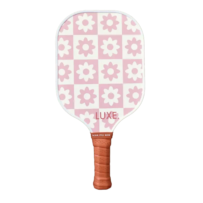 Luxe Checkered Flower Paddle 1