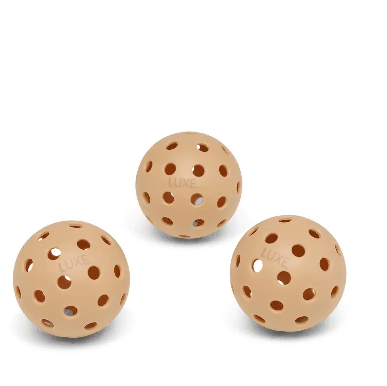 Luxe Tan Pickleballs - Pack Of 3 1