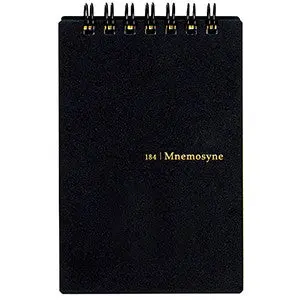 Mnemosyne Spiral Bound N184a Roots A7 Pocket Memo Pad- 5Mm Graph- 3X4.6 Inches 1