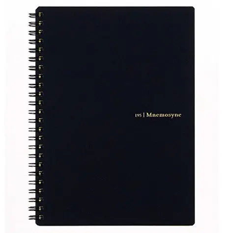 Mnemosyne Spiral Bound N195a Lined Notebook- 5.8X8.25 Inches 1