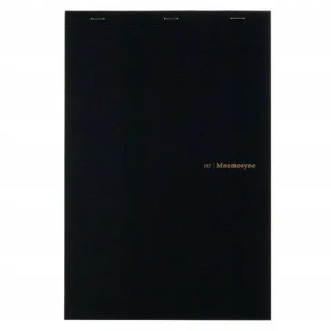 Mnemosyne Stitch Bound N187a A4 Grid Pad- 8.3X12.4 Inches 1