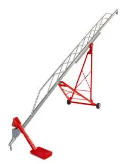 #Mw1001-5 1/64 Silver & Red 115' Grain Auger 1