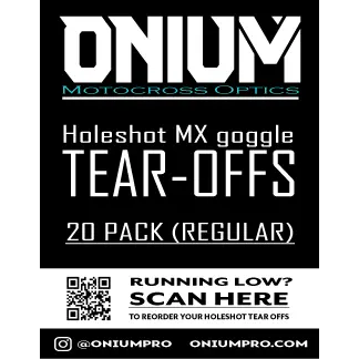 Onium Holeshot Tear-Offs (20 Pack) 1