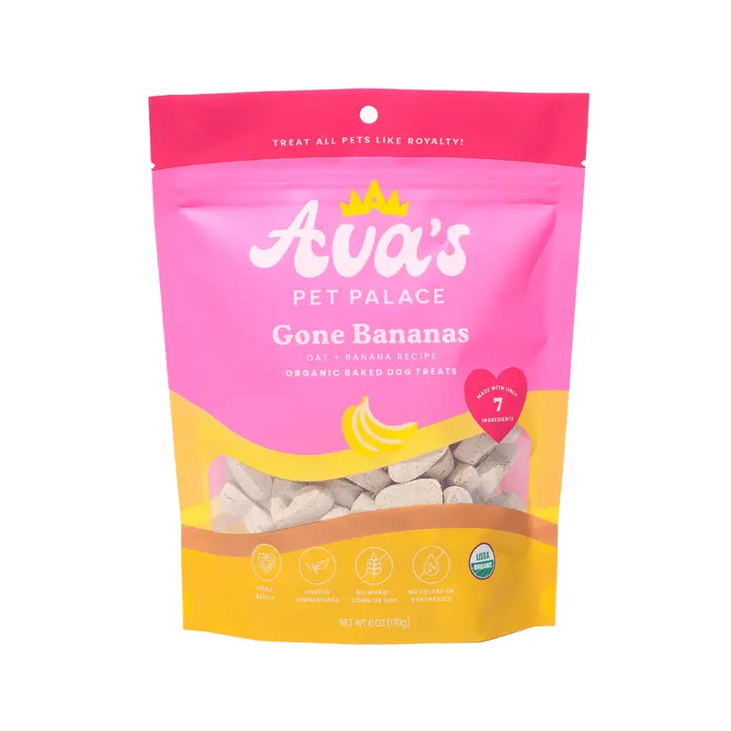 Organic Baked Dog Treats - Gone Bananas 1