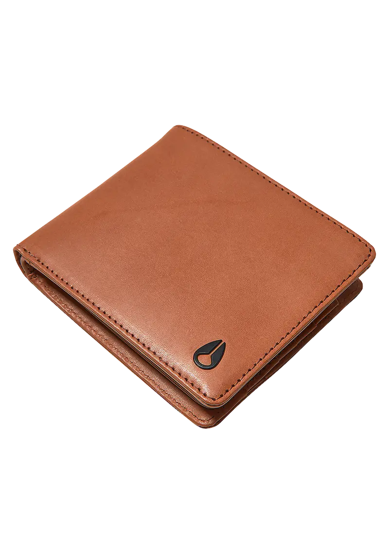 Pass Leather Coin Wallet - Saddle 1