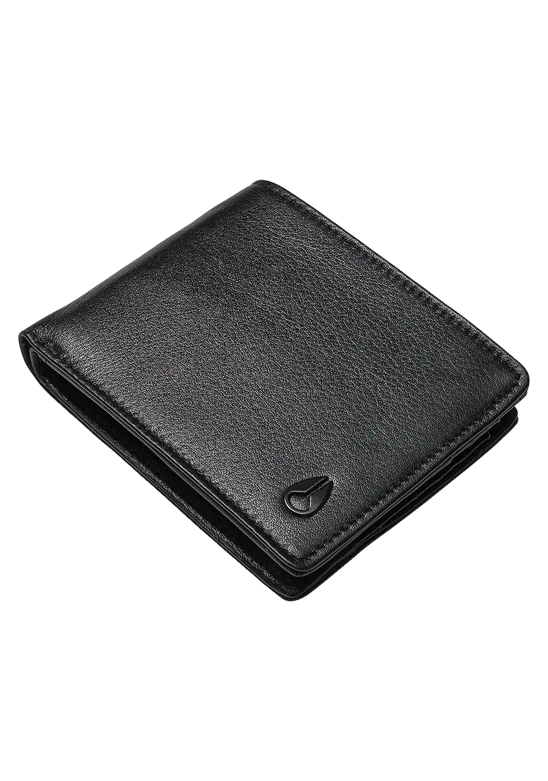 Pass Leather Wallet - Black 1