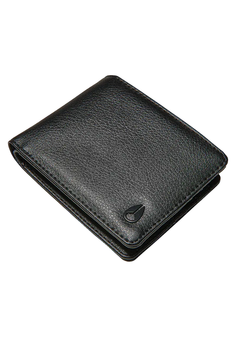 Pass Vegan Leather Wallet - Black 1