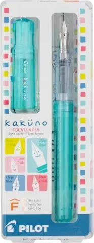 Pilot Kakuno Fountain Pen- New Style With Transparent Body And Cap 1