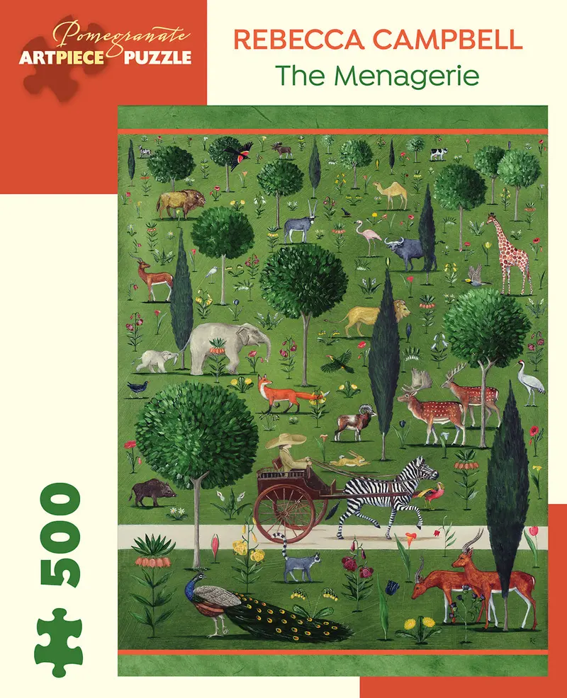 Pomegranate "The Menagerie" By Rebecca Campbell 500 Piece Puzzle 1