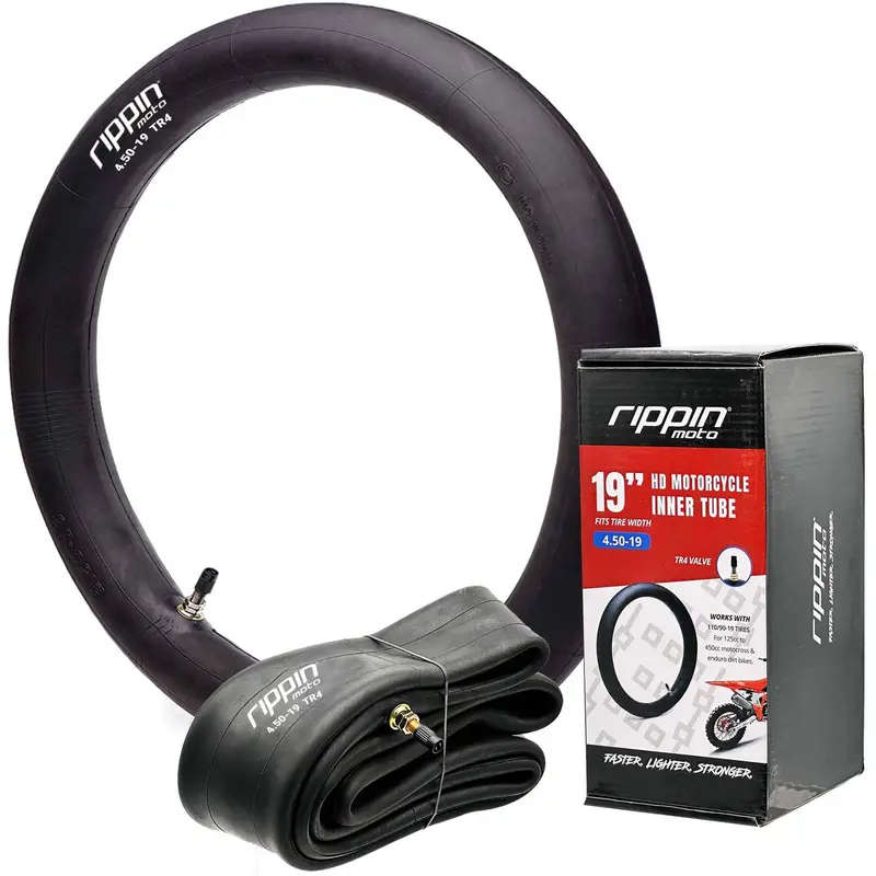Rippin Moto 110/90-19 (4.50 X 19) Heavy Duty 19" Motorcycle Inner Tube 3Mm Thick 1
