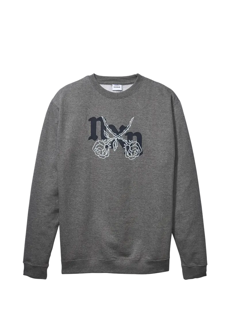 Rosas Crew Sweatshirt - Dark Heather Gray / Gray 1