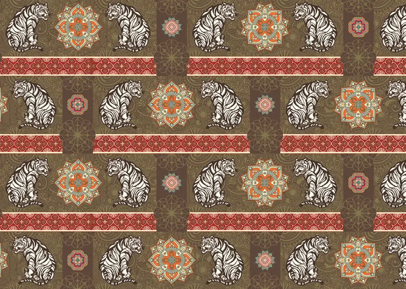Rossi 1931 Indian Inspiration Gold Metallic Italian Paper 1