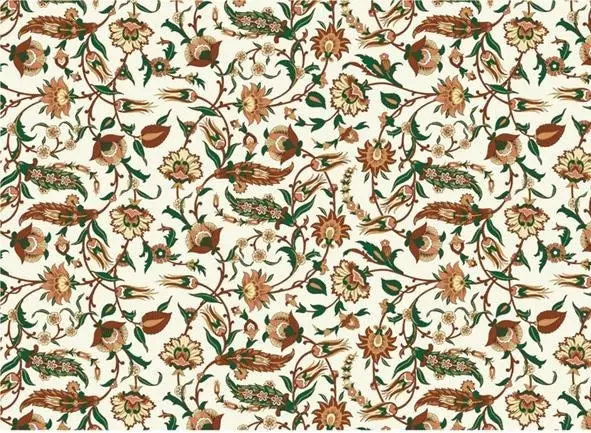 Rossi 1931 Italian Decorative Paper- Arabesque In Green 1