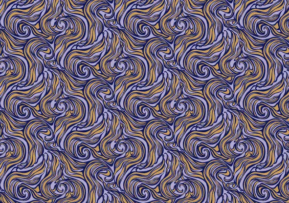 Rossi 1931 Letterpress Gold Metallic Marbled Design Paper- Purple 1