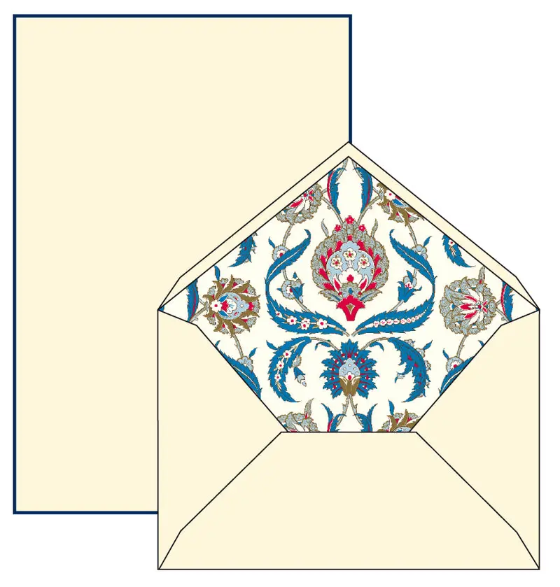 Rossi 1931 Writing Set With Lined Envelopes- 6.25 By 8.5 Inches 1