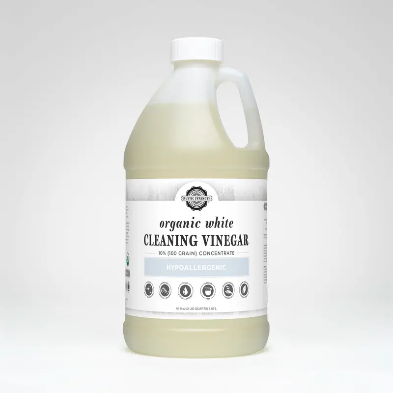 Rustic Strength Organic White Cleaning Vinegar Concentrate | 10% (100 Grain) 1