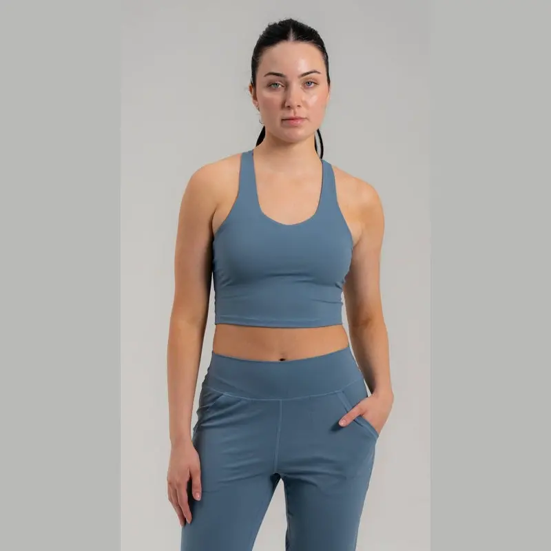 Saina Medium-Impact Casualflex Crop Top 1