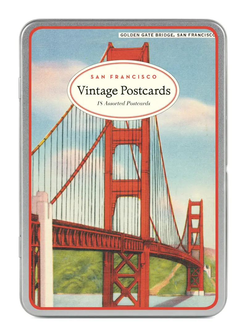 San Francisco Vintage Postcards By Cavallini & Co. 1
