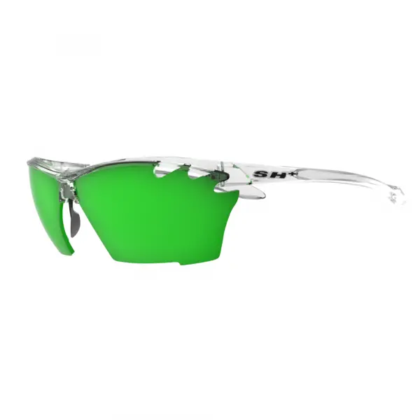 Sh+ Sunglasses Rg 6101 Crystal/Green 1