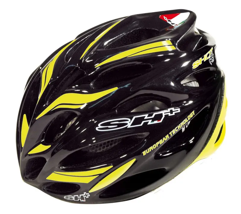 Sh+ Sunglasses Sh+ Shot R1 Helmet - Black/Yellow 1
