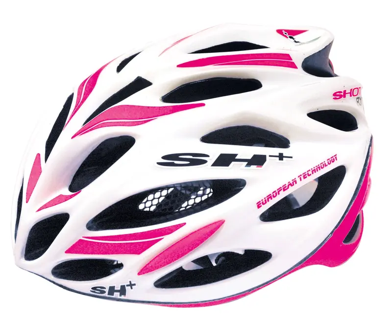 Sh+ Sunglasses Sh+ Shot R1 Helmet - White/Pink 1