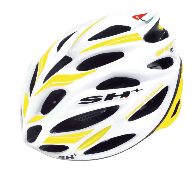 Sh+ Sunglasses Sh+ Shot R1 Helmet - White/Yellow 1